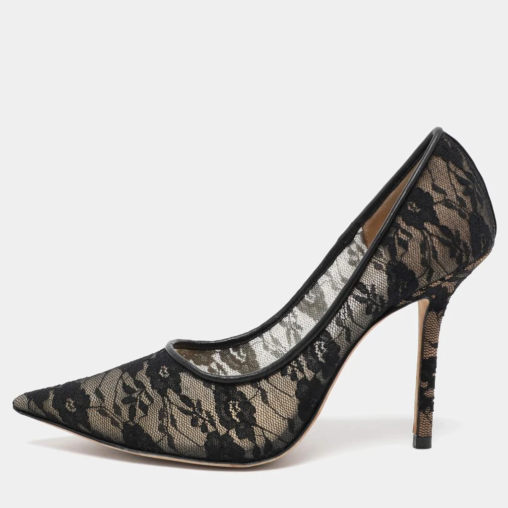 Jimmy Choo Jimmy Choo Black Lace Love Pumps Size 36.5 1