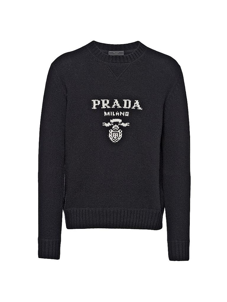 【送料&関税込】Prada Melange Sand Cashmere Sweater Prada Melange Sand Cashmere Sweater - Sweaters - BeyondStyle