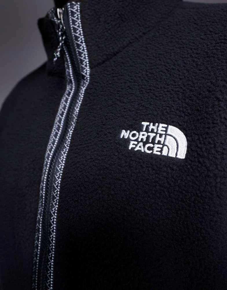 The North Face The North Face Seven Summits Fleeski full zip heavyweight fleece jacket in black 3