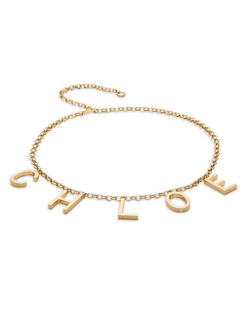 Chloé Logo Letter Chain Belt 1