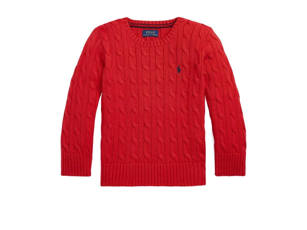 Ralph Lauren Cable-Knit Cotton Sweater (Toddler/Little Kid)