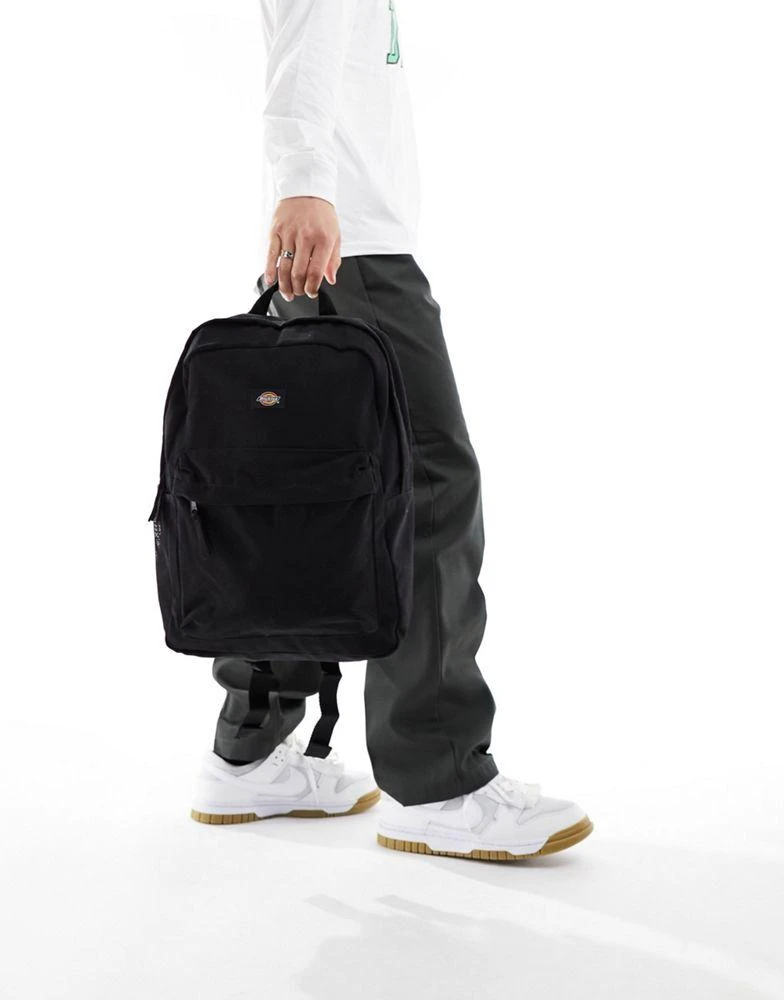 DICKIES Dickies duck canvas backpack in black 4