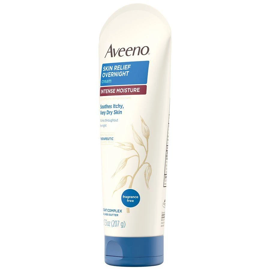 Aveeno Skin Relief Overnight Intense Moisture Cream Fragrance-Free 2