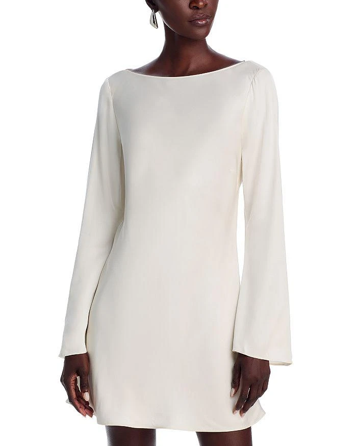 Ennis Satin Bell Sleeve Mini Dress  On Sale Now with Up to 50% Off |  Discover Exclusive Deals & Savings at BeyondStyle  Authentic French  Connection women|dress with Limited-Time Discounts, Free