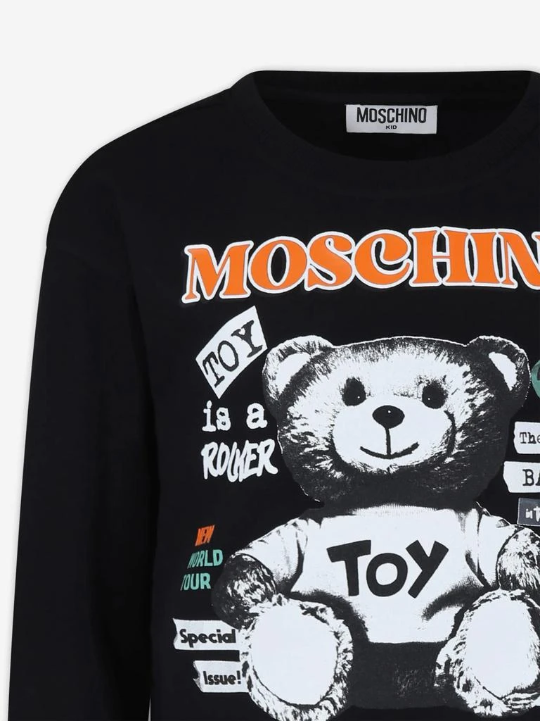 Moschino Moschino Girls Teddy Bear Sweater Dress in Black 3