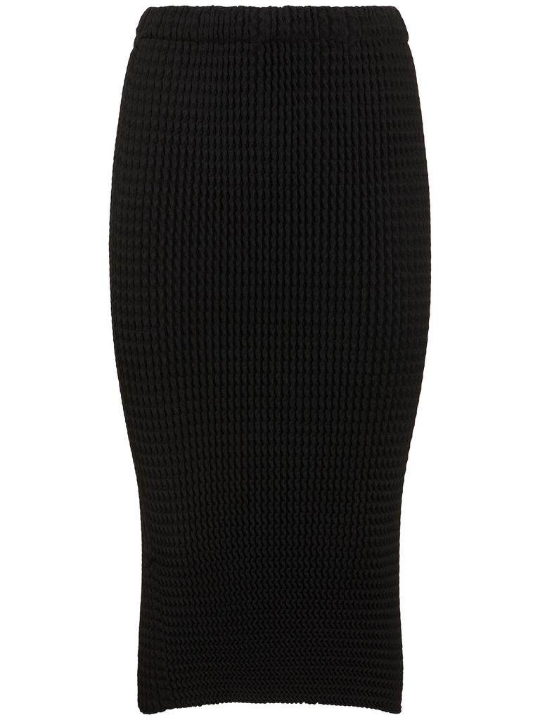 ISSEY MIYAKE Pleated Midi Skirt