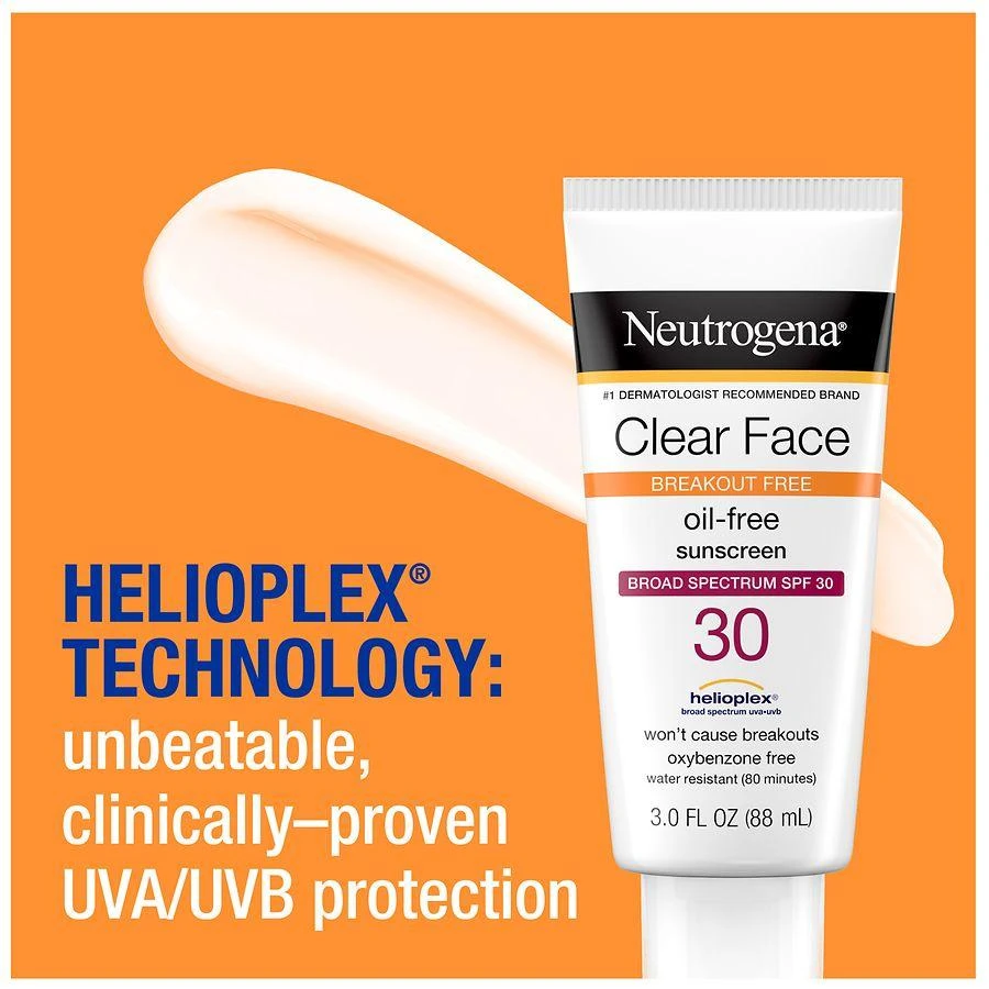 Neutrogena Clear Face Liquid Lotion Sunscreen With SPF 30 8