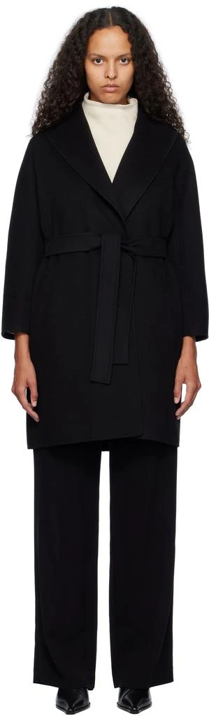 Max Mara Black Messi Coat 1