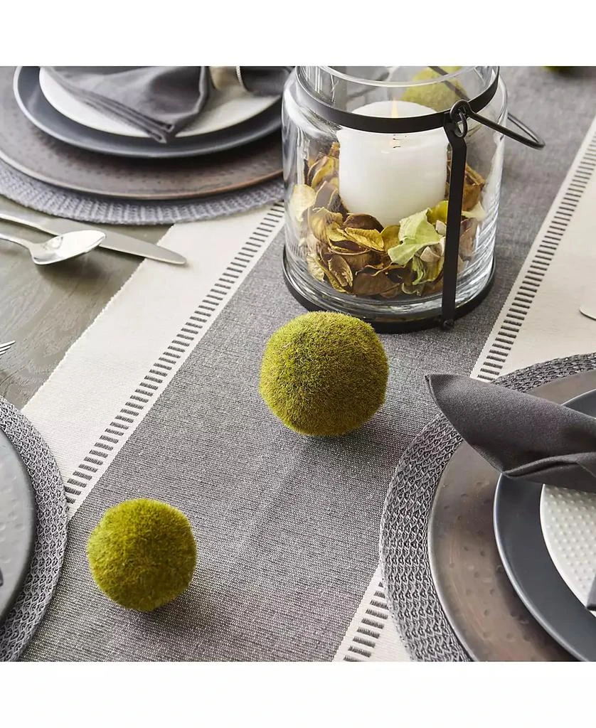 Design Imports Mineral Dobby Stripe Table Runner, 13" x 72" 6