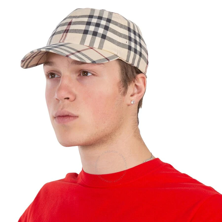 Burberry Burberry Archive Plaid-Check Cotton Baseball Cap, Size Medium 2