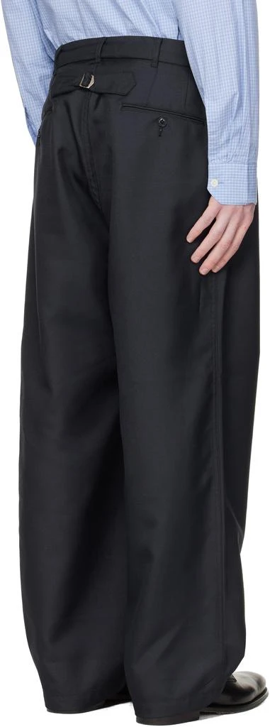 Nanamica Navy Polyester Twill Club Trousers 3