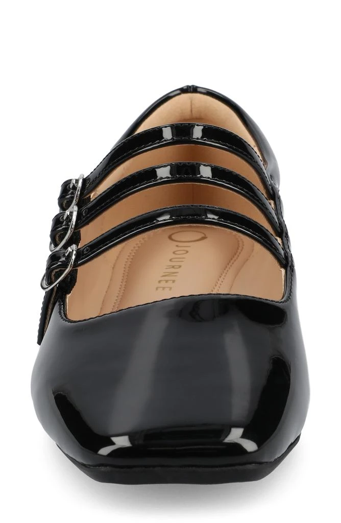 Journee Collection Darlin Multi Strap Mary Jane Flat 3