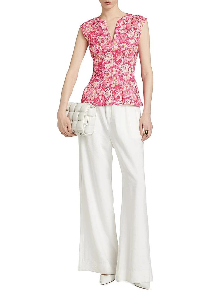 Derek Lam Teresa Floral Cotton Sleeveless Blouse 2