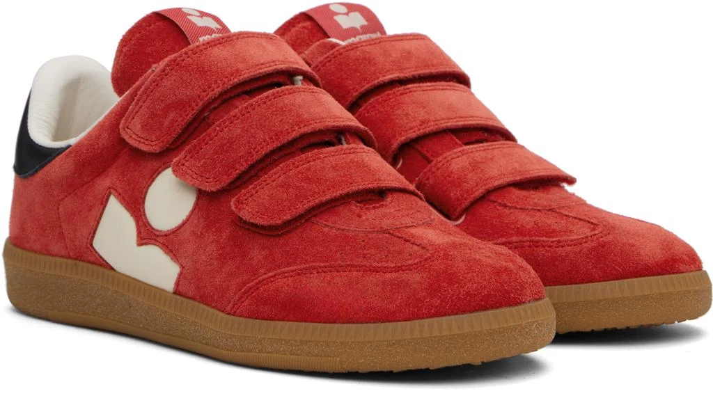 Isabel Marant Red Beth Sneakers 4