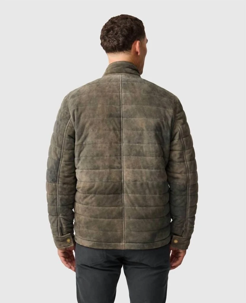 Rodd
Gunn Long Island Leather Jacket In Mouse 2