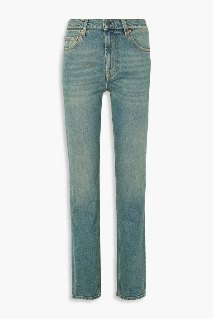 Valentino High-rise straight-leg jeans 1