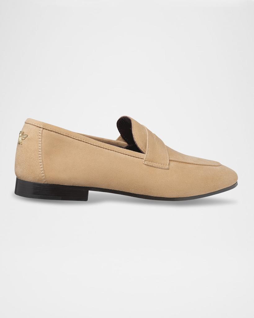 Bougeotte Flaneur Suede Penny Loafers
