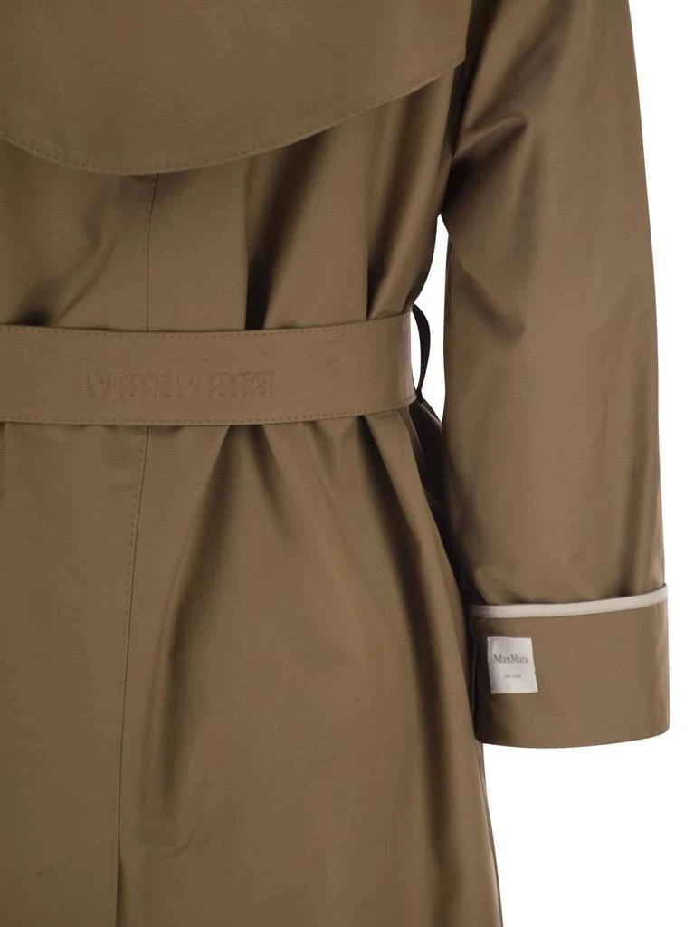 Max Mara Mtcutrench - Trench Coat In Water-Repellent Twill 4