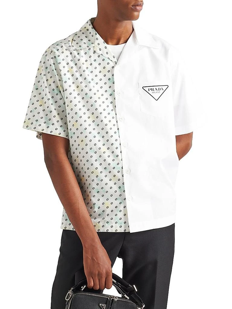 Prada Double Match Cotton Shirt 3