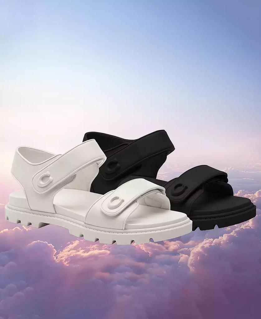 （US発）Coach Brynn ダブルバンド スポーティ レザーサンダル COACH® | Brynn Sandal