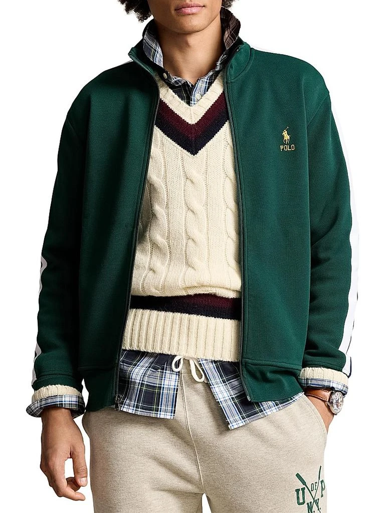 Ralph Lauren Colorblocked Knit Track Jacket 3