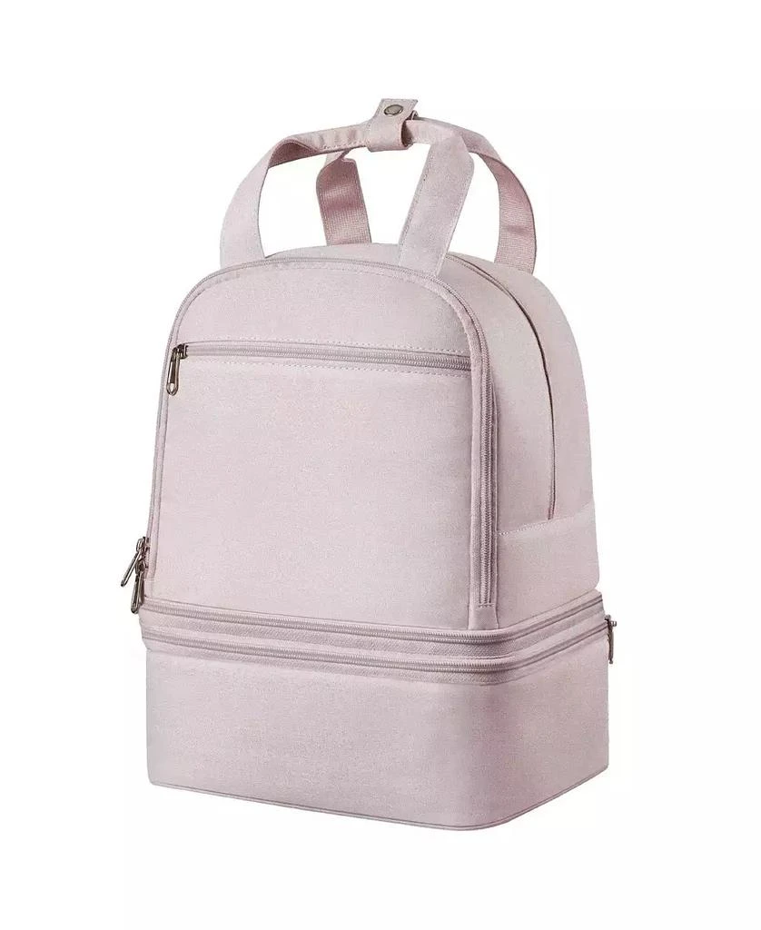 Mecale Breast Pump Backpack with Ice Pack, Fits S1/S2, Storage for Pump Accessories 
Breastmilk, Portable Carrying Bag, Light Pink 10