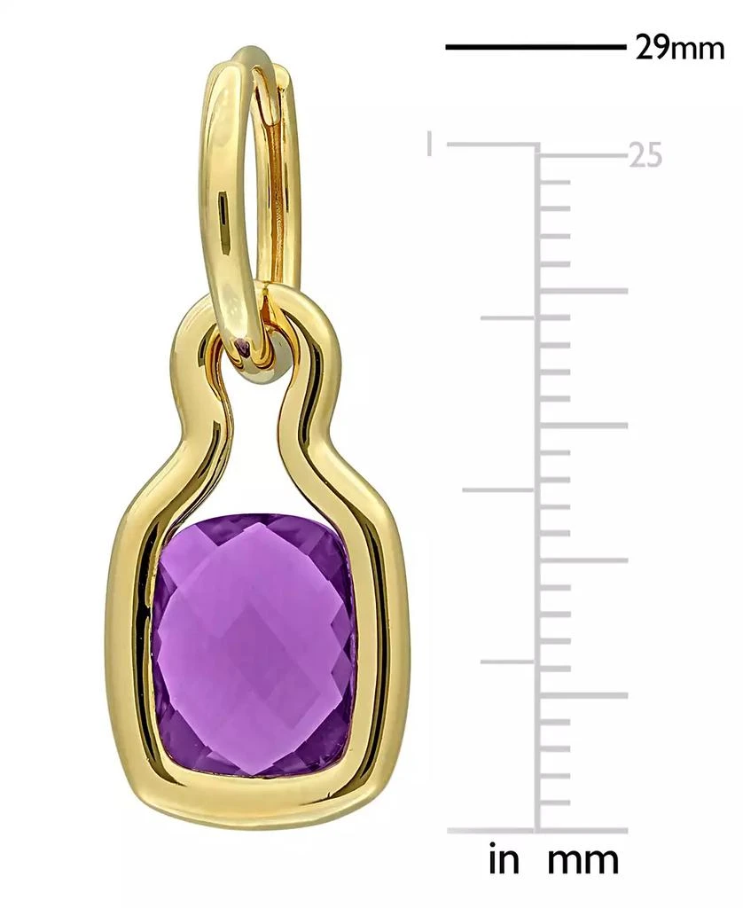 Macy
s Amethyst (5-1/5 ct. t.w.) Drop Earrings in 18k Gold Flash Plated Sterling Silver 2