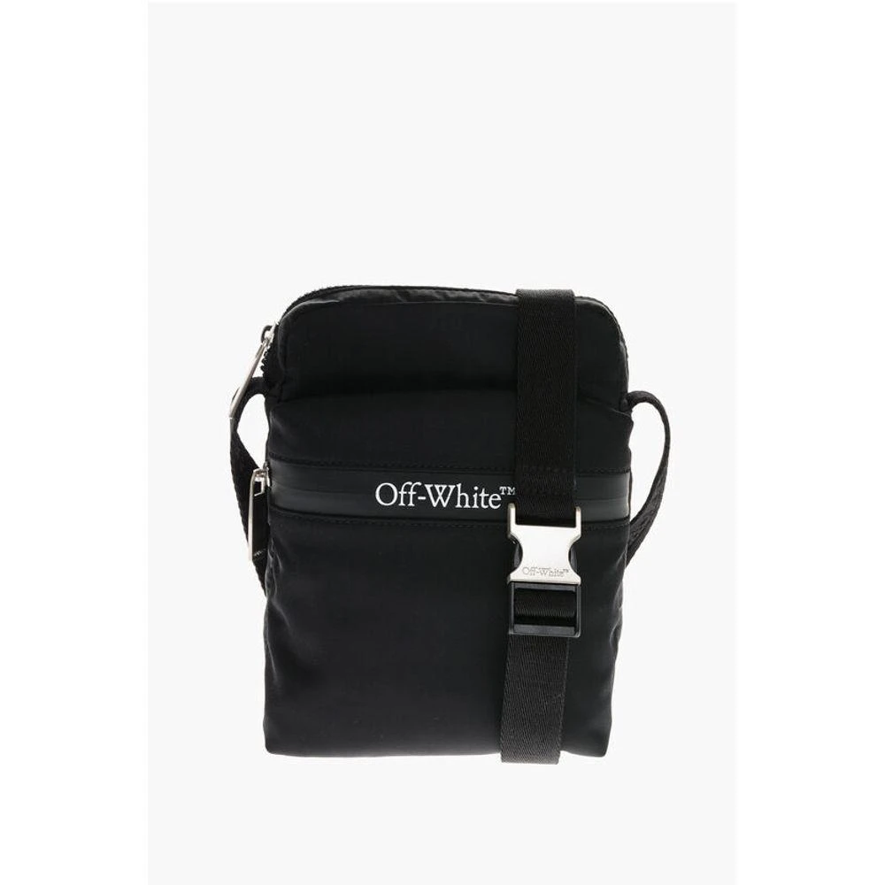 Off-White Off-White Nylon Crossbody Bag with Contrasting Logo 1