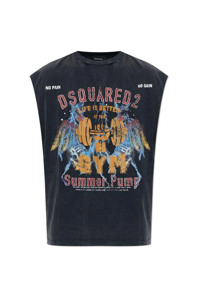 DSQUARED2 Dsquared2 Rock Wash Iron Fit T-Shirt