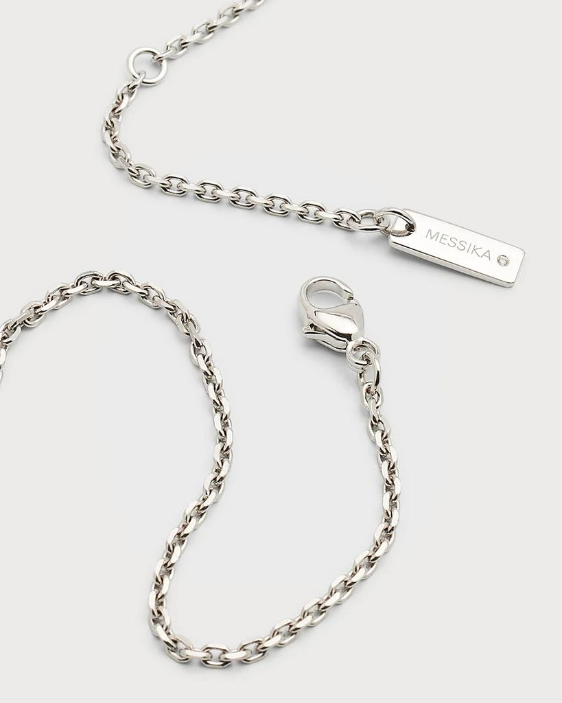 Messika Lucky Move 18K White Gold Diamond Necklace 4
