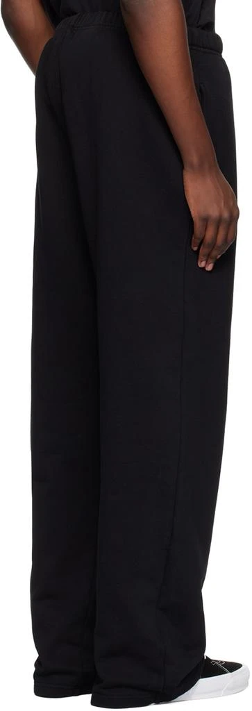 Les Tien Black Heavyweight Puddle Sweatpants 3