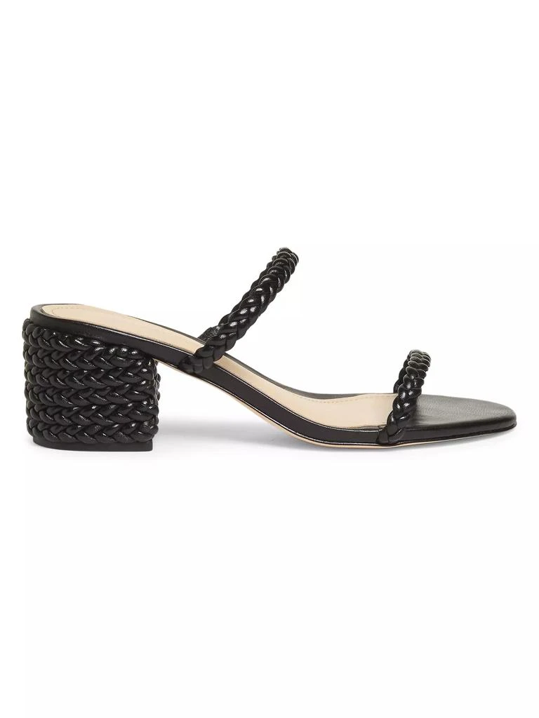 Saks Fifth Avenue Strappy 60MM Leather Sandals 1