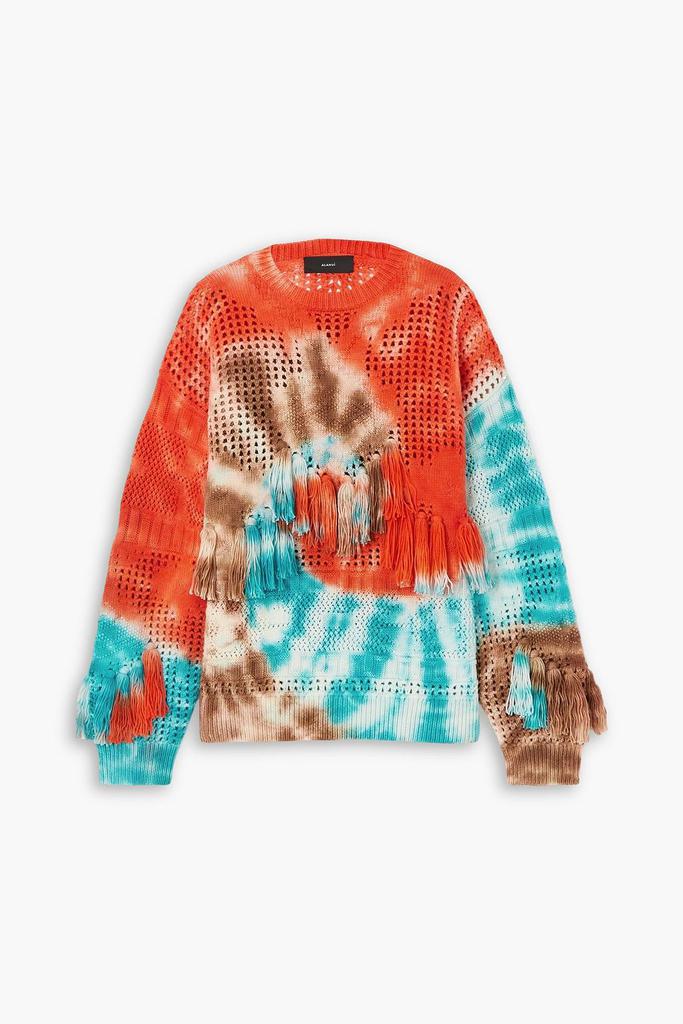 ALANUI California Dreaming Net tasseled tie-dyed wool sweater