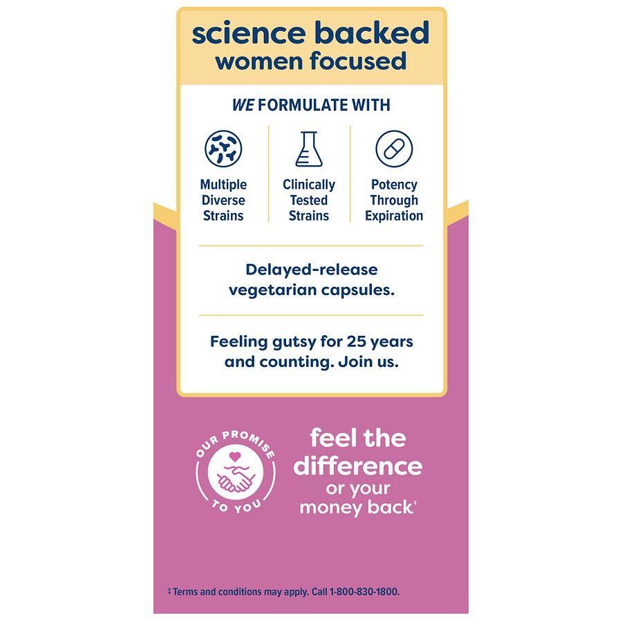 ReNew Life Women's Wellness, Women's Care Probiotic, 25 Billion CFU Per Capsule