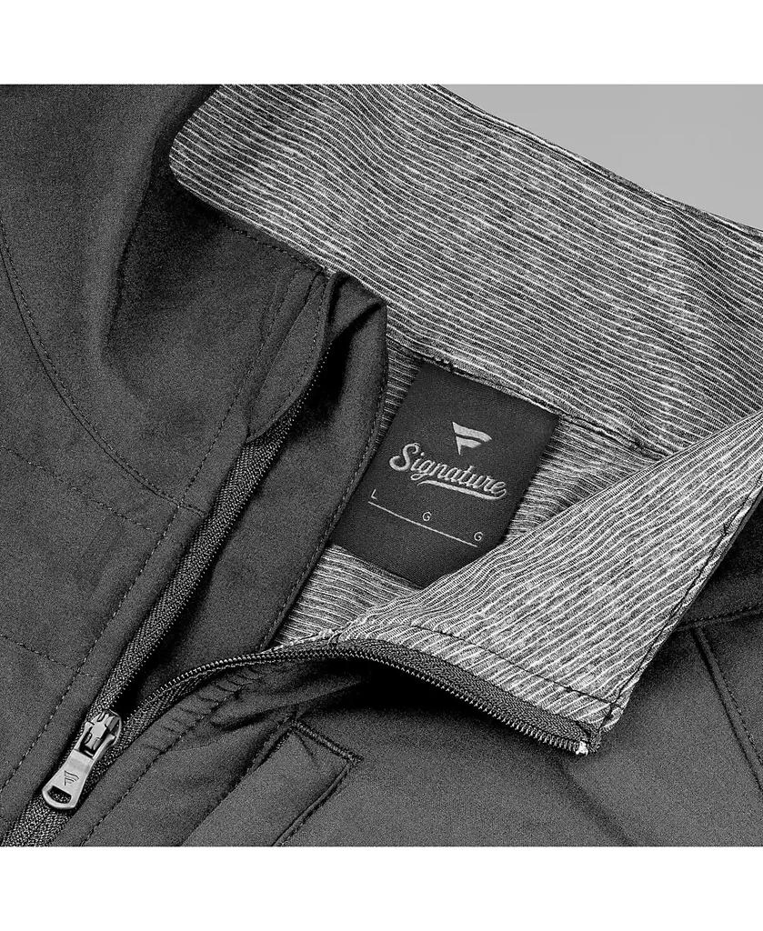 Fanatics Men's and Women's Black/Heather Gray Pittsburgh Steelers Front Office Tonal Full-Zip Jacket 4
