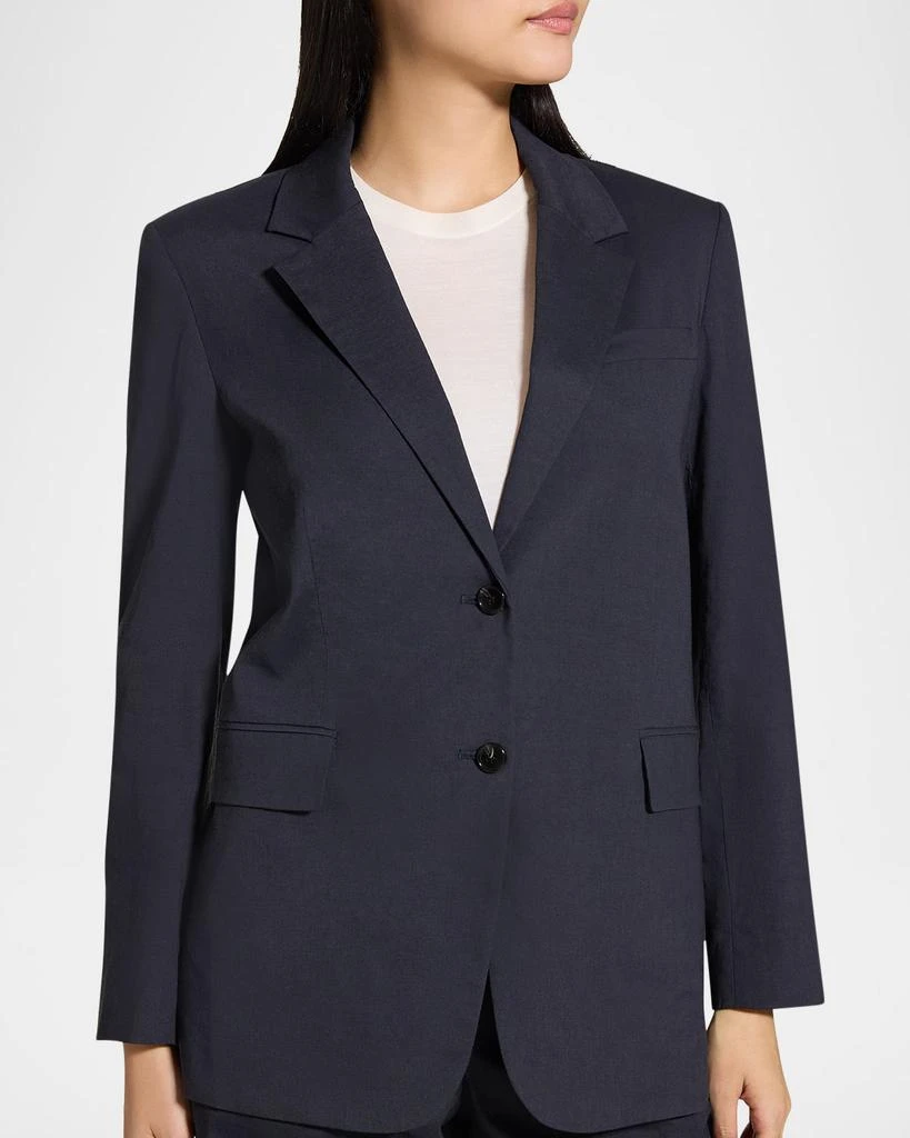 Theory Oversized Crunch Linen Blazer 5