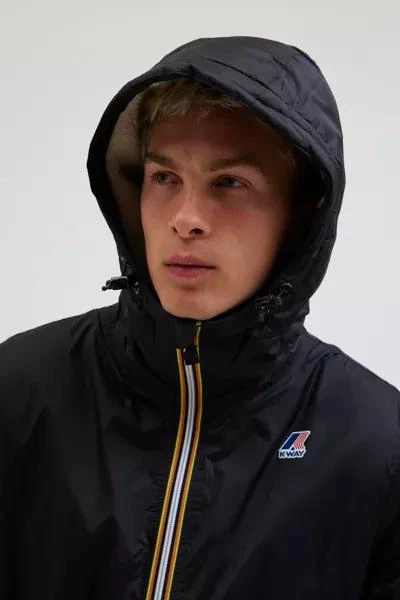 K-Way K-Way Eiffel Orsetto Fleece Lined Hooded Windbreaker Jacket 5