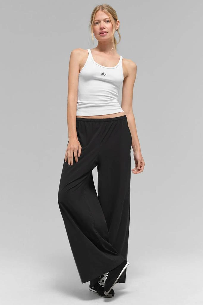 Alo Breezy Wide Leg Pant (Regular) - Black 1