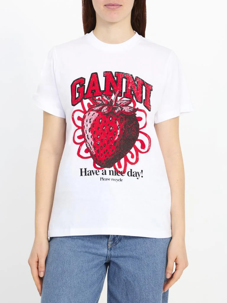 Ganni Strawberry t-shirt 2