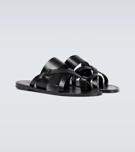 Yves Saint Laurent Culver leather sandals 5