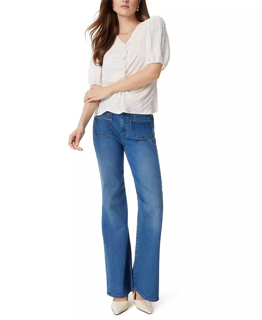 Sam Edelman Women's Dakota Ruffle Puff-Sleeve Top 4