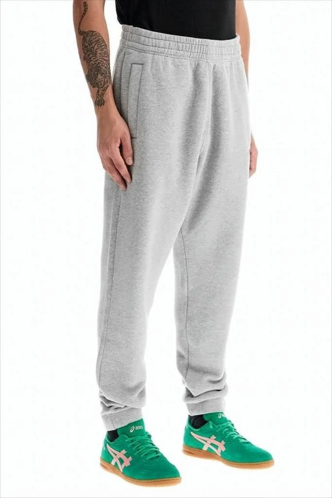 Maison Kitsune Relaxed Fit Grey Sweatpants With Embroidered Logo 2