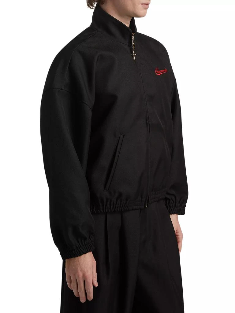 Willy Chavarria Kendrick Embroidered Logo Jacket 4