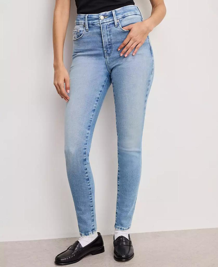 Good American Women's Soft Tech Good Legs Skinny Jeans