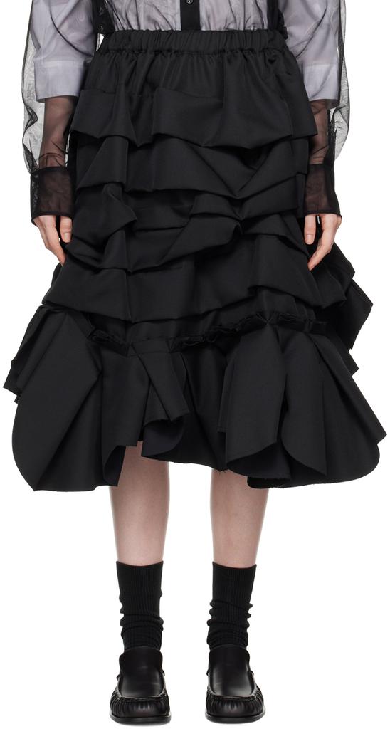 スカート COMME desGARCONS Ruffled gathered skirt Polyester S-Twill Ruffle Skirt by Comme des Garçons Comme
