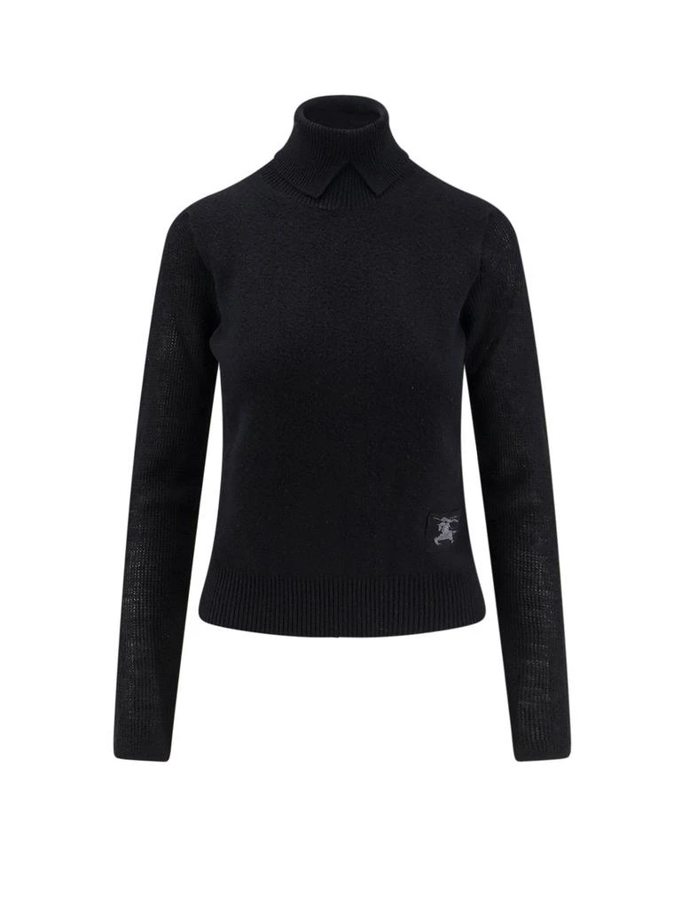 Burberry Burberry EKD Embroidered Turtleneck Jumper from Cettire