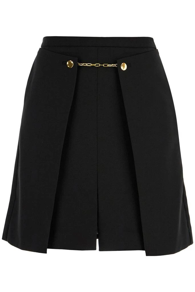 Ganni technical twill skirt for women 1