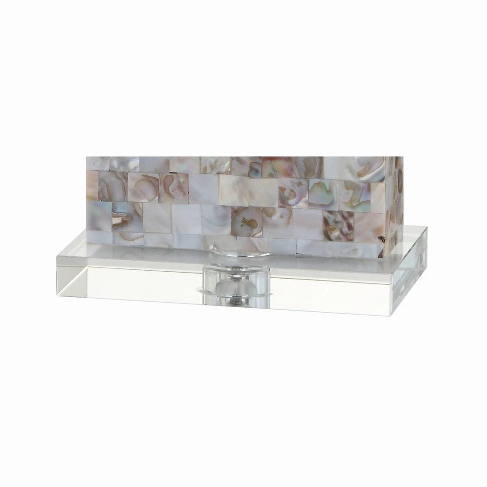JONATHAN Y Cannon 29" Seashell and Crystal LED Table Lamp 6