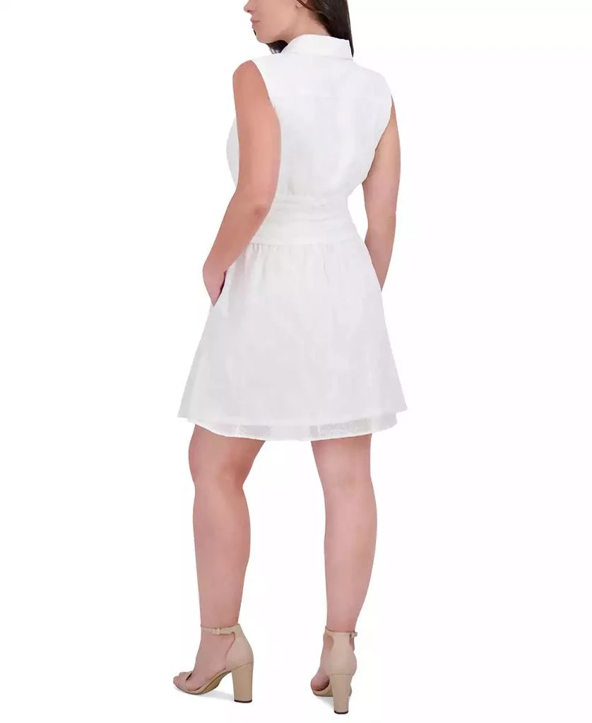 Kensie Women's Embroidered-Chiffon Sleeveless Dress 4