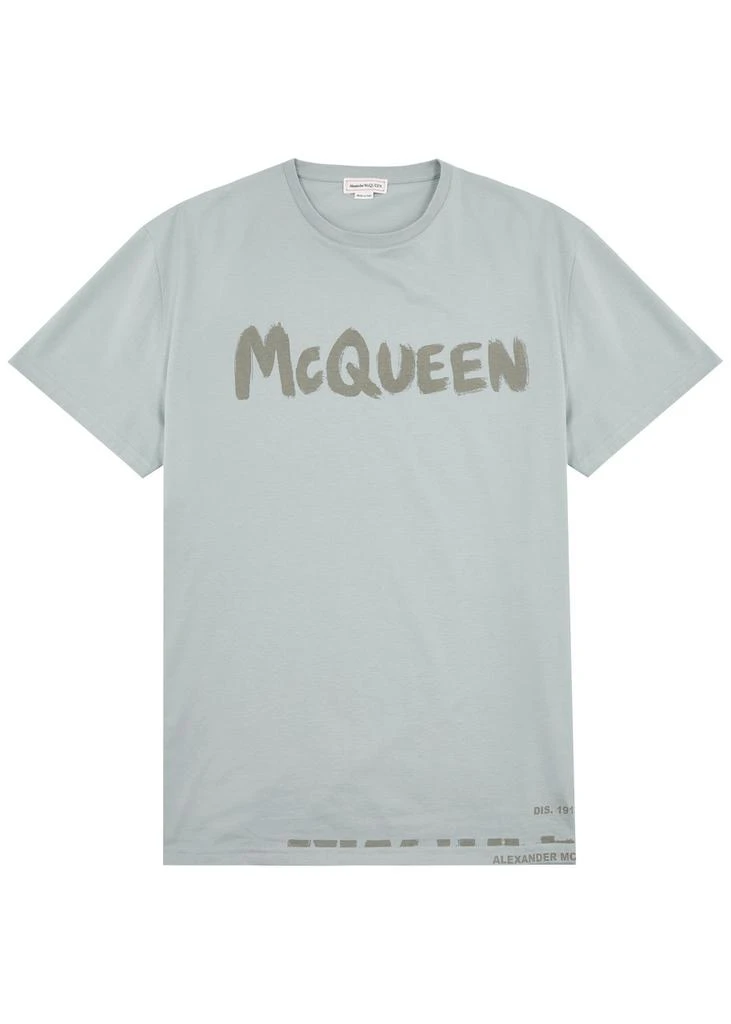 Alexander McQueen Logo-print cotton T-shirt 1